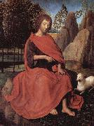 Diptychon mit Johannes dem Taufer und der Hl. Veronika, linker Flugel Hans Memling